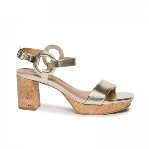 Bernardo Candace Women Platform Sandals Gold | HVT5959ET