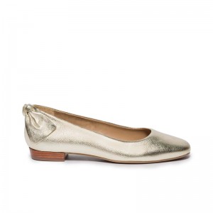 Bernardo Eloisa Bow Women Ballet Flats Gold | WXA57100PP