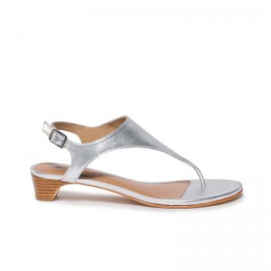 Bernardo Goldy Demi Women Heels Sandals Silver | WXX434ST