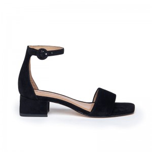 Bernardo Jalena Low Women Heels Sandals Black | PZH4410GE