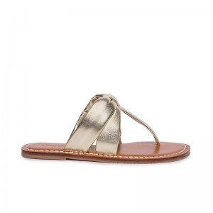 Bernardo Margaret Thong Women Slide Sandals Gold | DCW6355LA