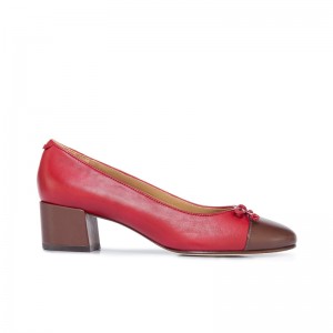 Bernardo Marisol Ballerina Women Pumps Dark Red Chocolate | DCW8587OQ