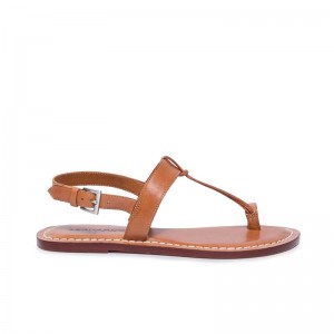 Bernardo Maverick 2 Toe Ring Women Flat Sandals Brown | ADQ7863DL