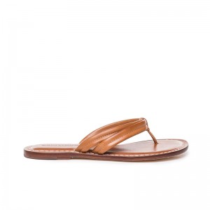 Bernardo Miami Thong Women Slide Sandals Brown | ZBK6516FK