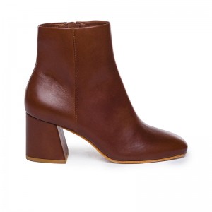 Bernardo Nola Women Ankle Boots Chocolate | UKC7166UA