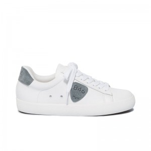 Bernardo Tatum Women Sneakers White Blue | QRM9596NQ