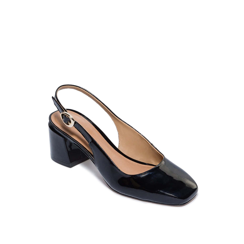 Bernardo Alexia Slingback Women Pumps Black | YEB2611KQ