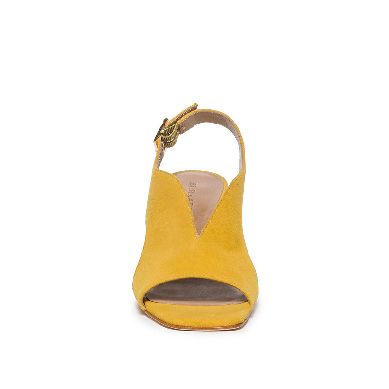 Bernardo Bedford Mid Women Heels Sandals Yellow | IAP4283FP