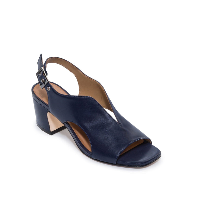 Bernardo Bedford Mid Women Heels Sandals Dark Navy | IWP6537AM