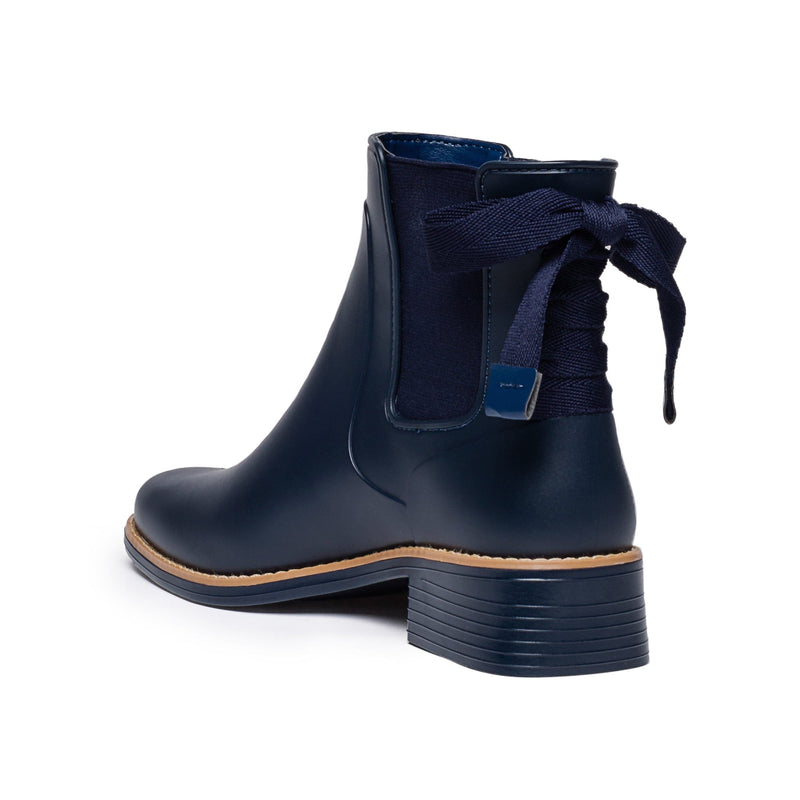 Bernardo Briton Slip On Rain Women Chelsea Boots Navy | CFS9671AW