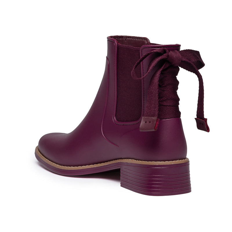 Bernardo Briton Slip On Rain Women Chelsea Boots Purple | QXD514TC