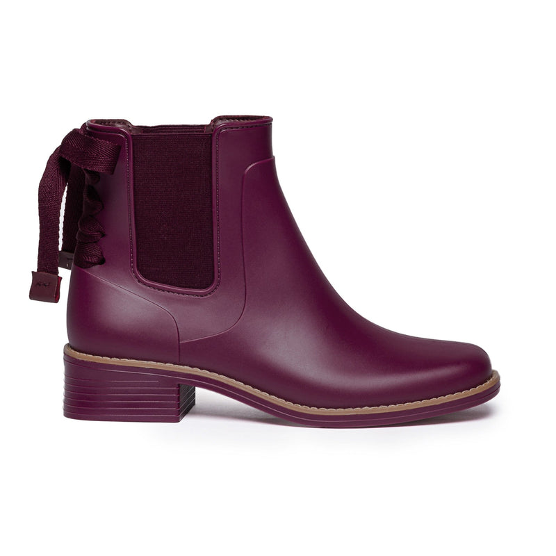 Bernardo Briton Slip On Rain Women Chelsea Boots Purple | QXD514TC