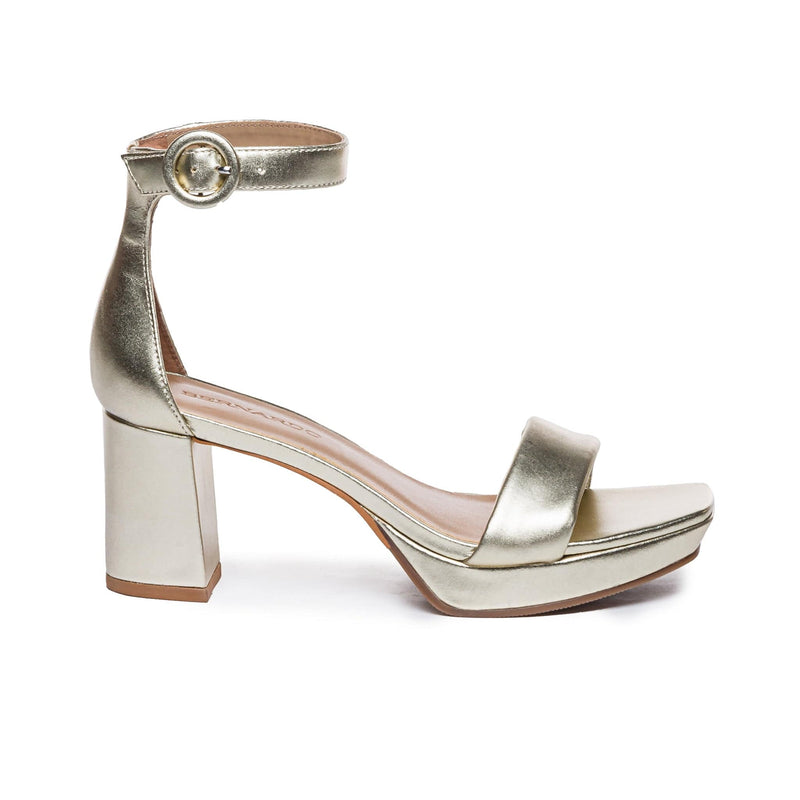 Bernardo Carla Women Platform Sandals Gold | IRM7446BE