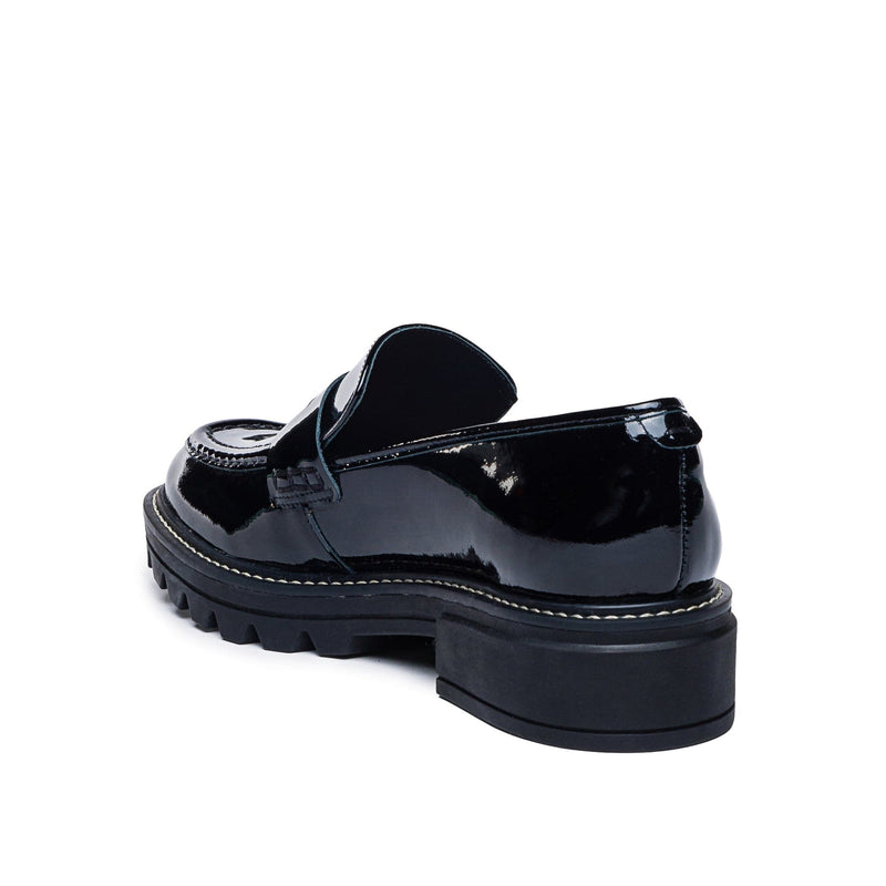 Bernardo Chandler Lug-Sole Women Loafers Black | ORX4552DH