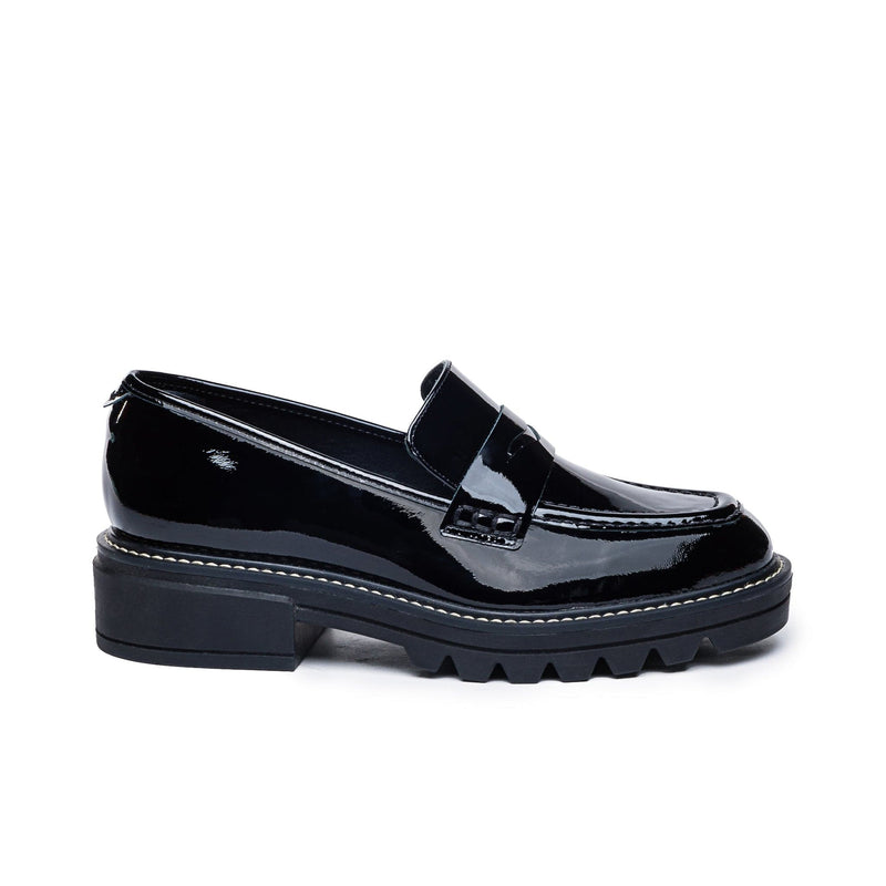 Bernardo Chandler Lug-Sole Women Loafers Black | ORX4552DH