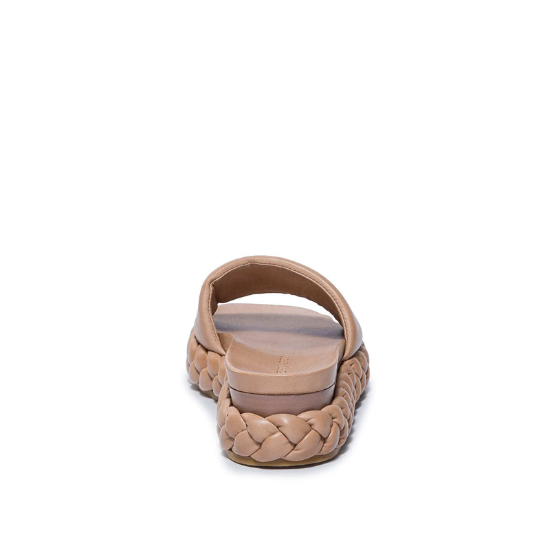 Bernardo Charleston Braided Women Slide Sandals Brown | DLN441LM