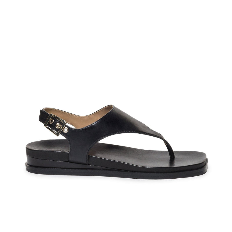 Bernardo Concord Thong Women Flat Sandals Black | YOL8845MJ