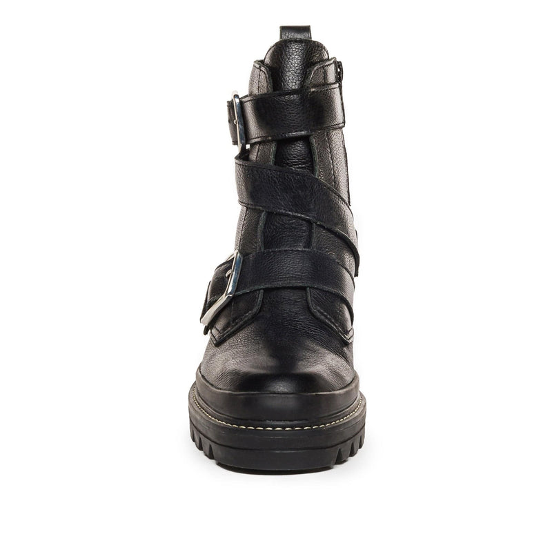 Bernardo Durban Moto Women Ankle Boots Black | YLZ6682DJ