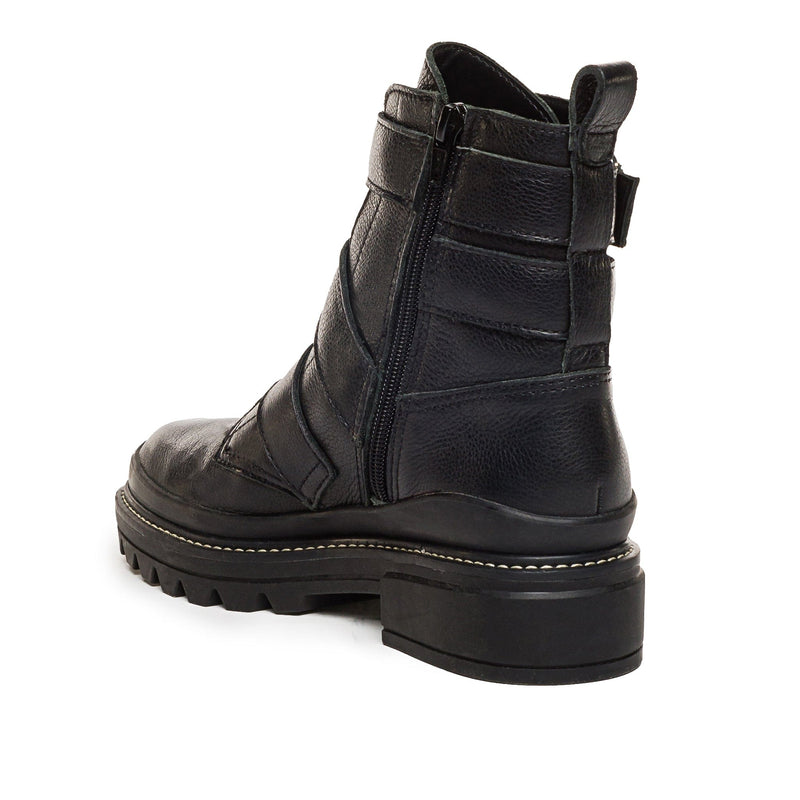 Bernardo Durban Moto Women Ankle Boots Black | YLZ6682DJ