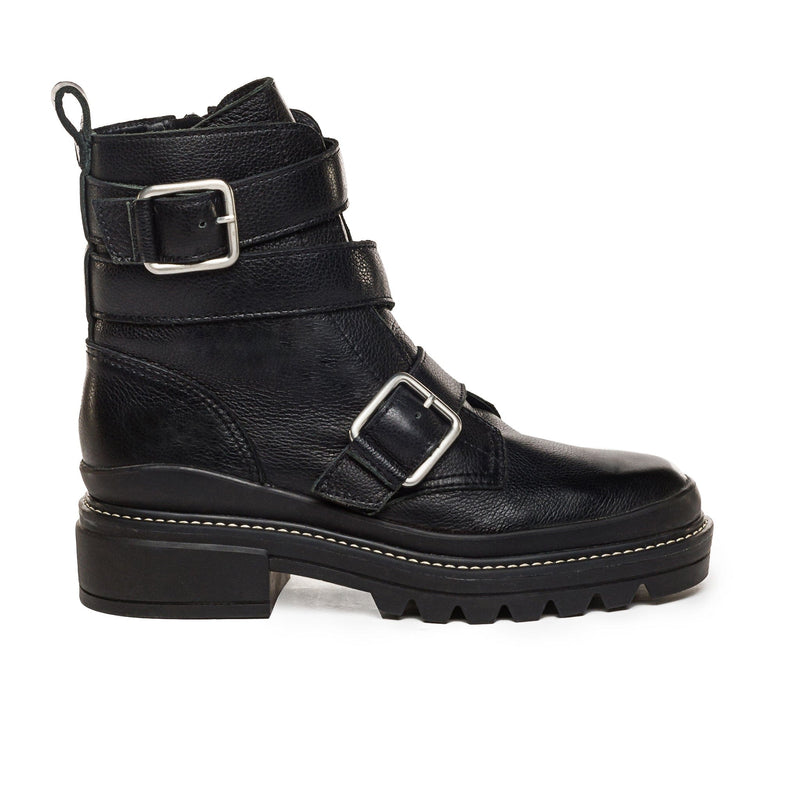 Bernardo Durban Moto Women Ankle Boots Black | YLZ6682DJ