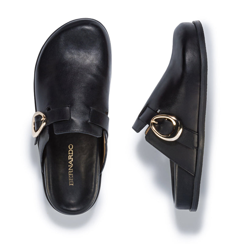 Bernardo Easton Slip On Women Clogs Black | IPE2281JQ