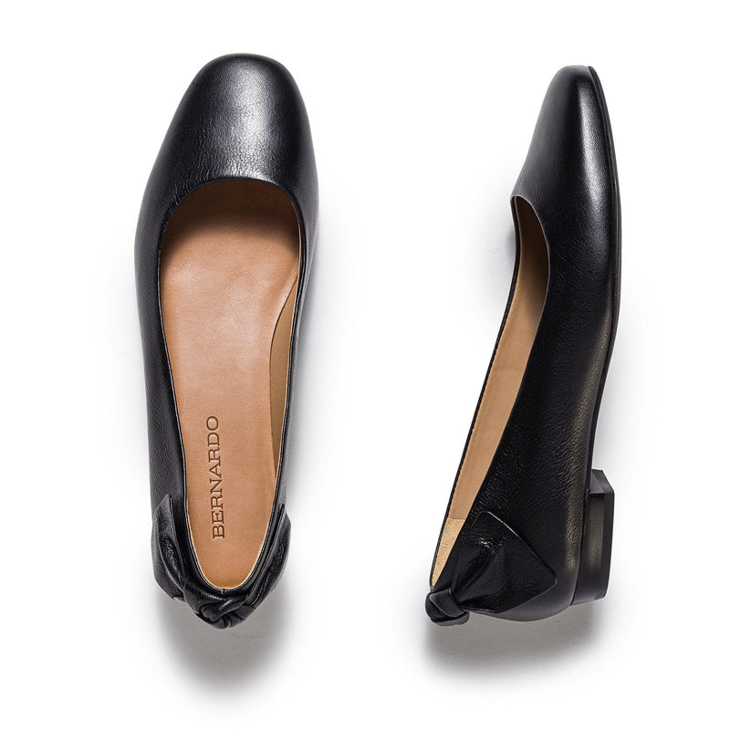 Bernardo Eloisa Bow Women Ballet Flats Black | EFO3148WY