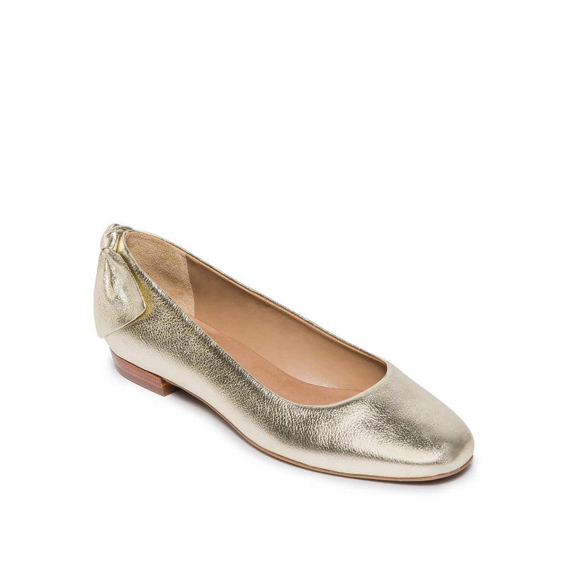 Bernardo Eloisa Bow Women Ballet Flats Gold | WXA57100PP