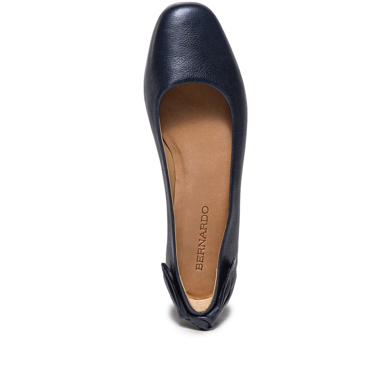 Bernardo Eloisa Bow Women Ballet Flats Navy | GIZ1399ZI