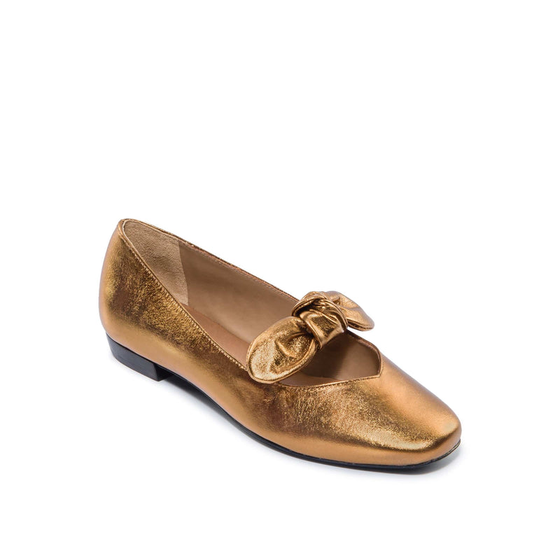 Bernardo Emersyn Women Ballet Flats Gold Yellow | RIA702RX