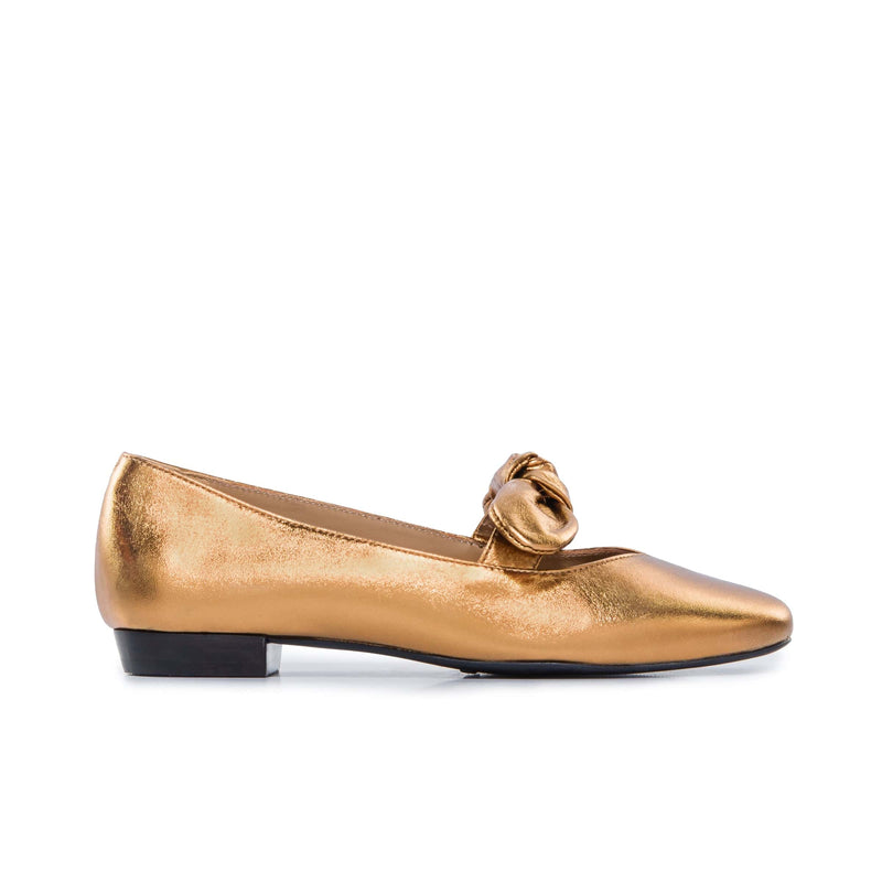 Bernardo Emersyn Women Ballet Flats Gold Yellow | RIA702RX