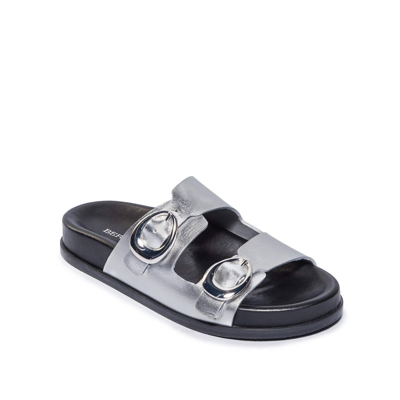 Bernardo Evie Women Slide Sandals Silver | MGF2584CU