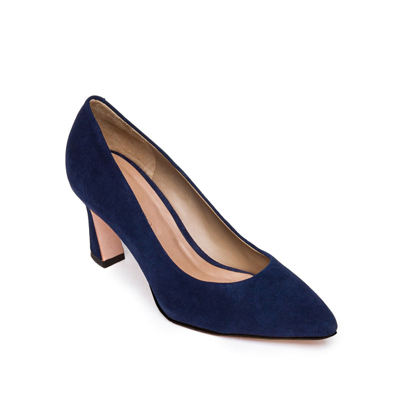 Bernardo Faryn Pointed-Toe Women Pumps Dark Navy | RJP3449DN