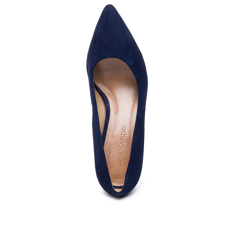 Bernardo Faryn Pointed-Toe Women Pumps Dark Navy | RJP3449DN