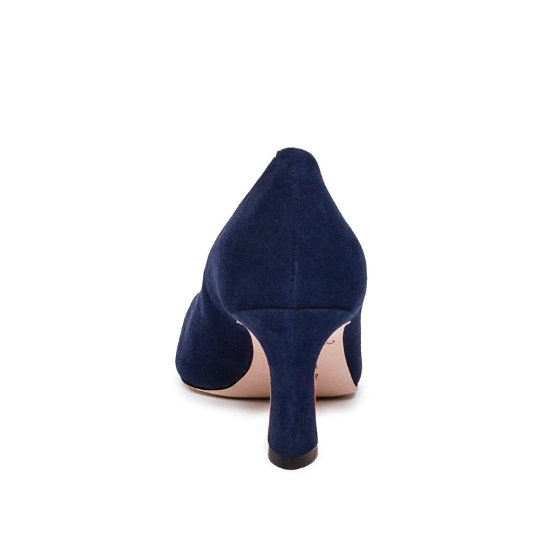 Bernardo Faryn Pointed-Toe Women Pumps Dark Navy | RJP3449DN