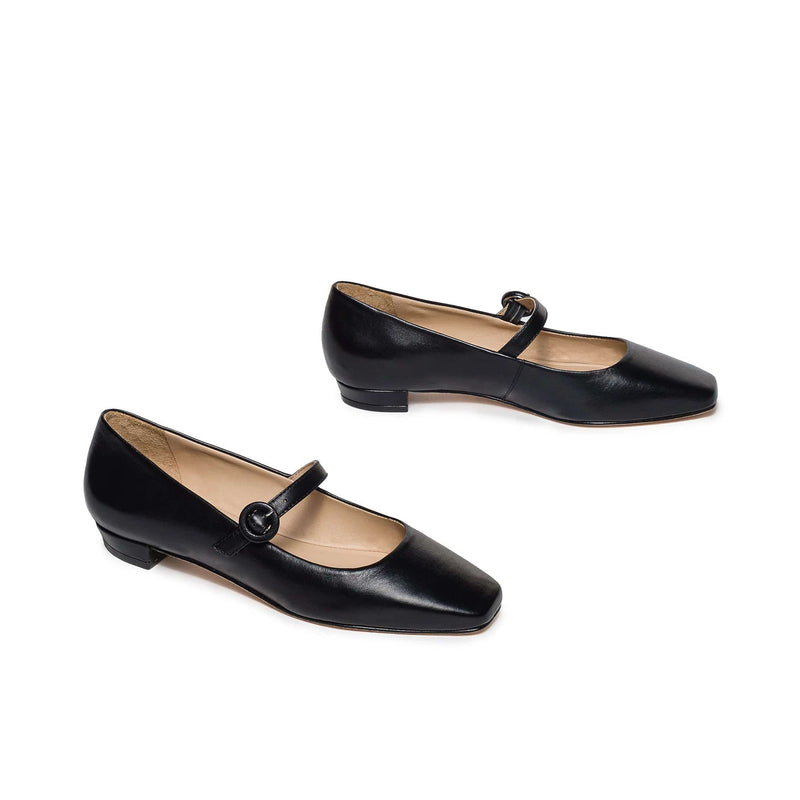 Bernardo Gabriela Mary Jane Women Ballet Flats Black | LDB9873CA