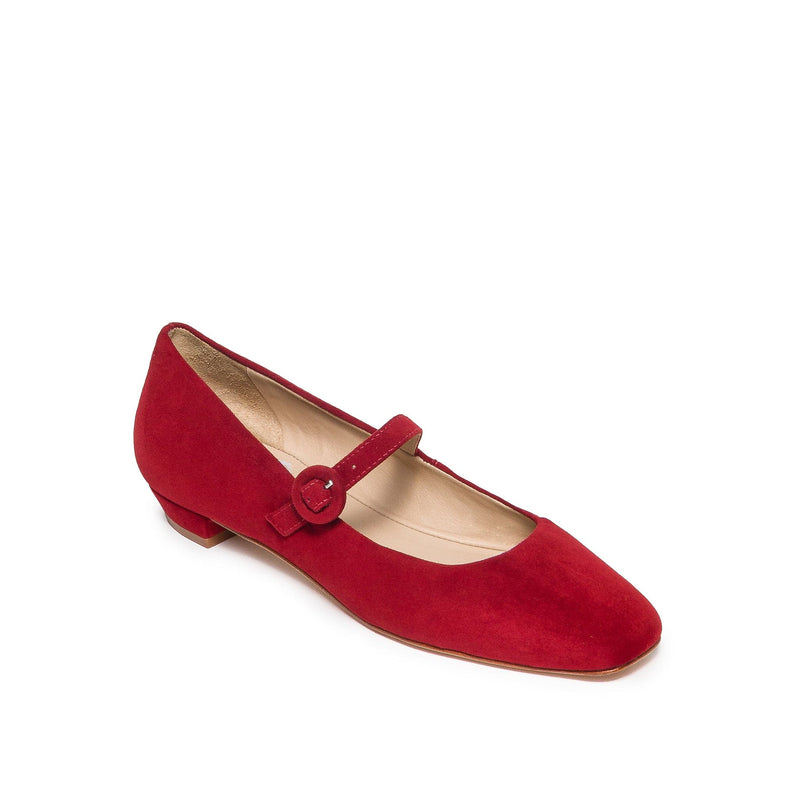 Bernardo Gabriela Mary Jane Women Ballet Flats Dark Red | WSY682MH