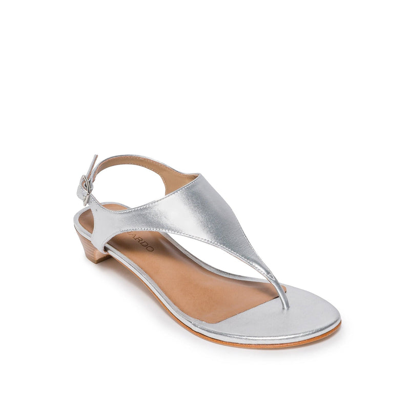 Bernardo Goldy Demi Women Heels Sandals Silver | WXX434ST