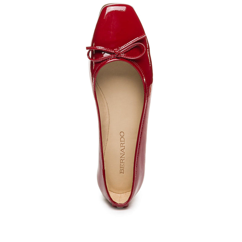 Bernardo Gwynn Women Ballet Flats Dark Red | TPT933CZ