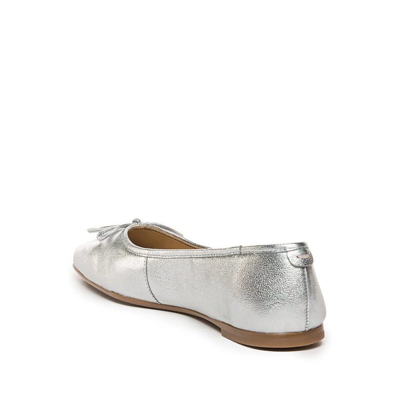 Bernardo Gwynn Women Ballet Flats Silver | TFQ7538KG