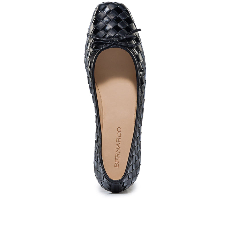 Bernardo Gwynn Woven Women Ballet Flats Black | ZNT7198TF