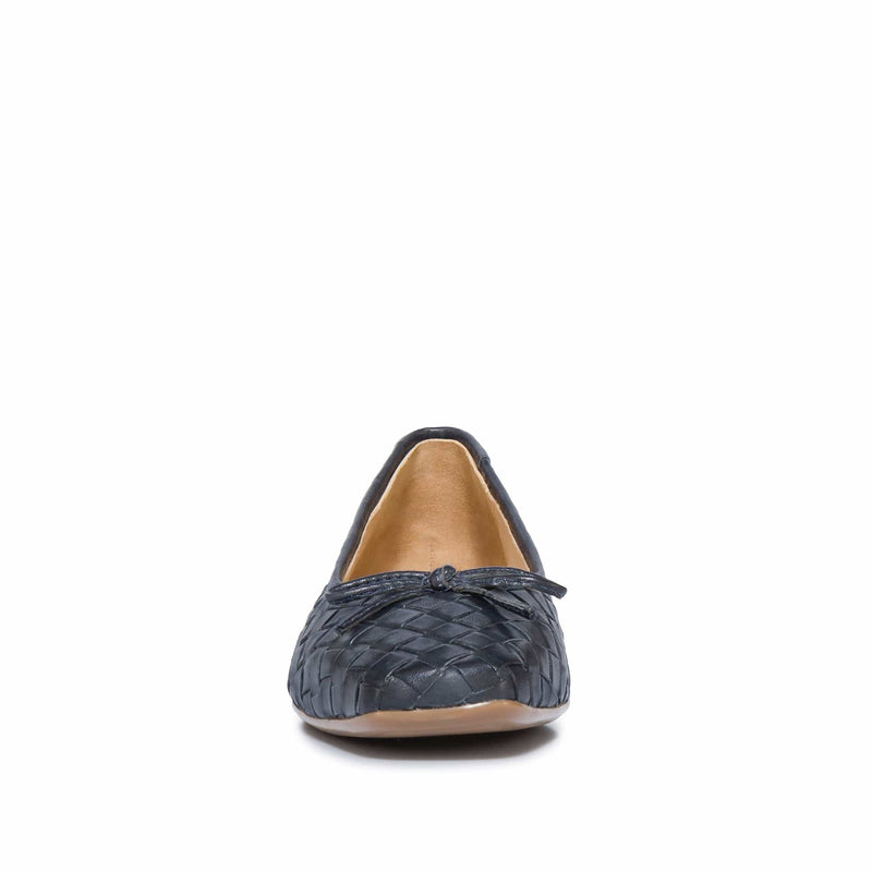 Bernardo Gwynn Woven Women Ballet Flats Navy | YOR6412IH