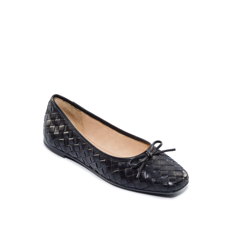 Bernardo Gwynn Woven Women Ballet Flats Black | ICZ8672DE