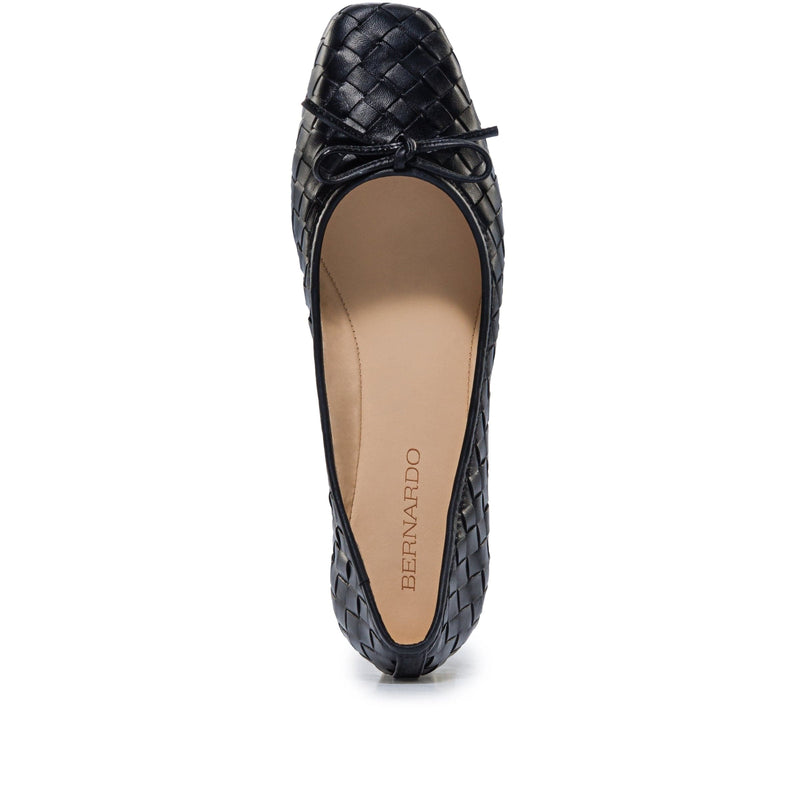 Bernardo Gwynn Woven Women Ballet Flats Black | ICZ8672DE