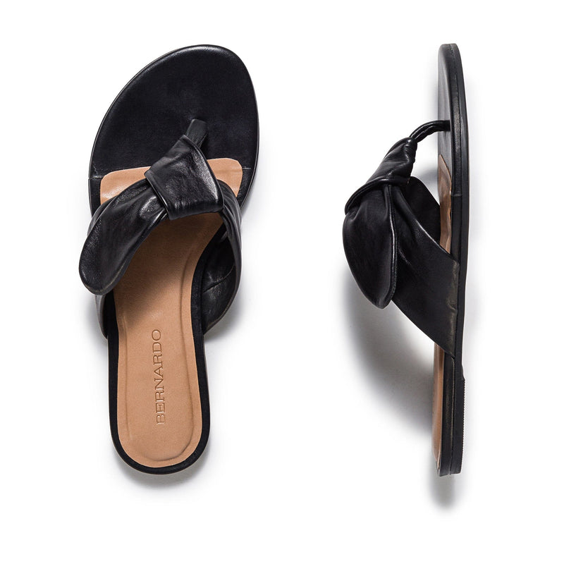 Bernardo Harmony Thong Women Slide Sandals Black | XJT3042WI