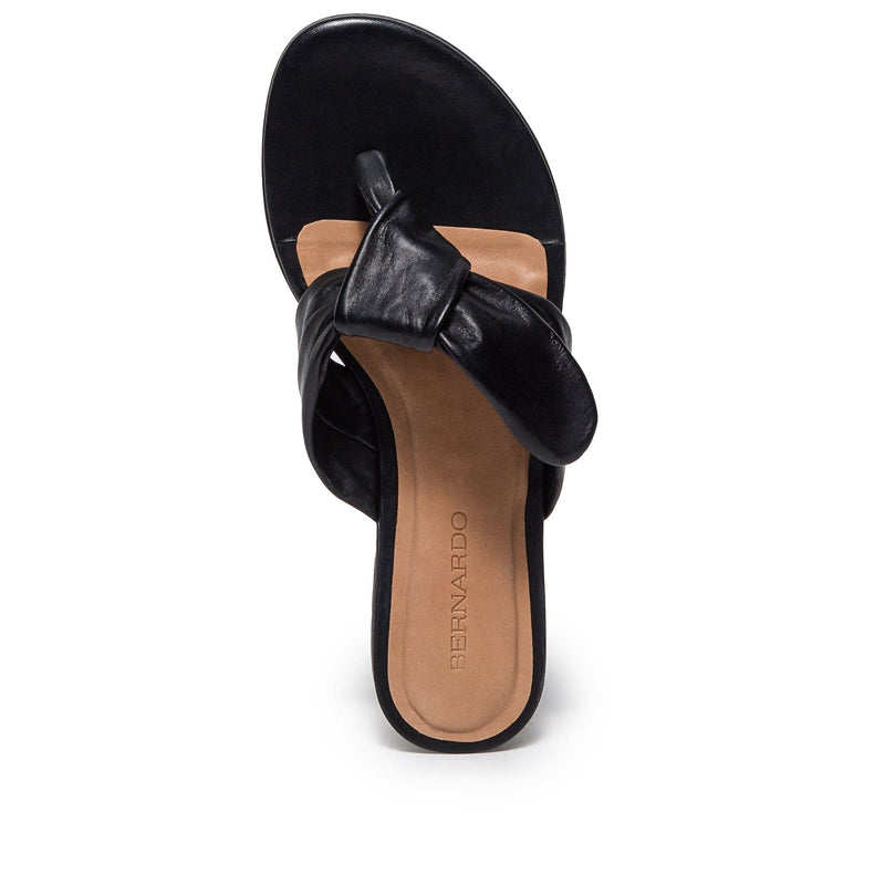 Bernardo Harmony Thong Women Slide Sandals Black | XJT3042WI