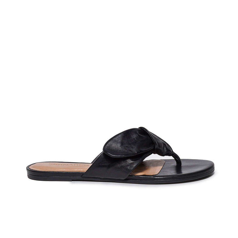 Bernardo Harmony Thong Women Slide Sandals Black | XJT3042WI