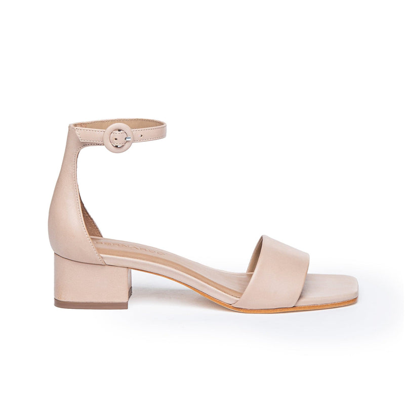 Bernardo Jalena Low Women Heels Sandals Pink | QQD8026ZN