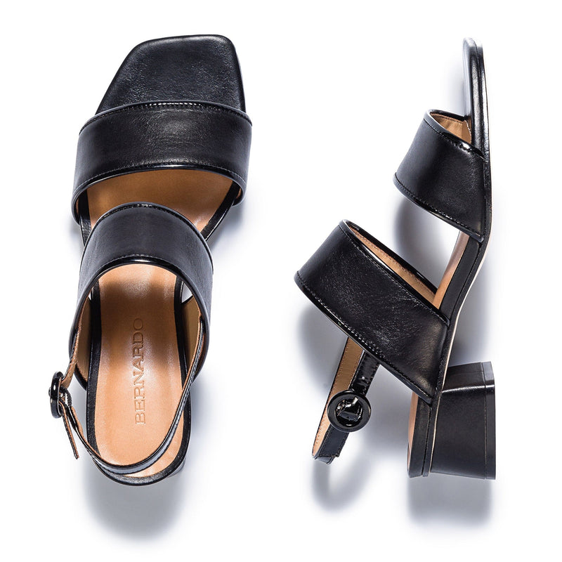 Bernardo Jasper Slingback Women Heels Sandals Black | AXN222HN