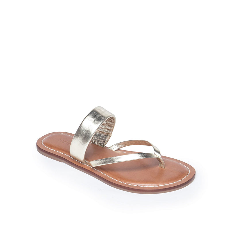 Bernardo Leia Thong Women Flat Sandals Gold | WJM2694TK