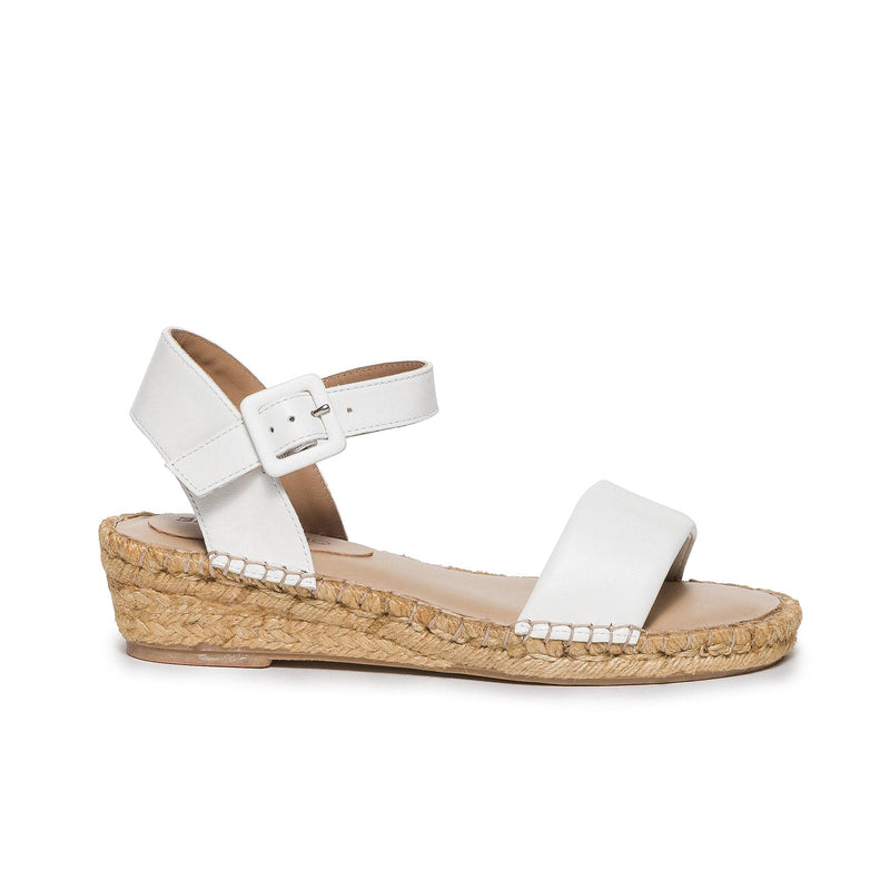 Bernardo Madrid Espadrille Women Wedge Sandals White | XQK7881AQ